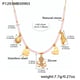 P1203-Pink Beaded DIY Necklace 43+5cm Picture4