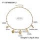 P1187-Gold DIY Pendant Necklace 40+5cm