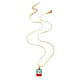 Golden Snowman Necklace Picture3