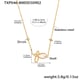 TXP046-B Gold Necklace 38+5cm Picture3