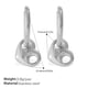 EH1258S silver earrings Picture2