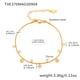 TXE376-Golden zircon bracelet 16+5cm Picture8