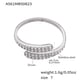 A561-Steel Geometric Zircon Ring/No.7 Picture4