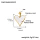 D401-Golden Heart Pendant Picture5
