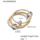 A313-Gold Geometric Multi-layer Ring Picture5
