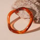 Brown acrylic geometric bracelet Picture5
