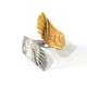Gold and silver color/One Size/Ring style 1