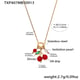 TXP407-Gold Necklace 38+5cm
