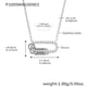 P1005-Steel Roman Ring Necklace 38+5cm Picture4