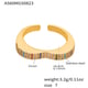 A560-Golden full diamond heart zircon ring/No.7