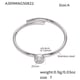 A309-A Steel Color Single Zircon Ring Picture7