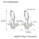 TXF379-Steel Color Puppy Zircon Earrings Picture4