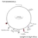 TXP385-Steel DIY Necklace 40+5cm Picture2