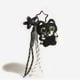 Foulard noir et blanc pendentif chat noir - style étoile Image8