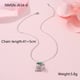 NMSN-J634-4 Steel and White Diamond Necklace Picture2