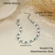 NMSB-K656-5 Steel Color Diamond Blue Diamond Picture5