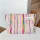 Large size. Woolen striped pink Picture3