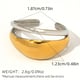 Gold and silver color/One Size/Ring style 2 Picture2