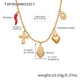 TXP451-Gold Crown Heart Necklace 40+5m Picture7