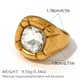 Gold color/One Size/Ring style 11 Picture8
