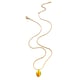 Orange Pendant Necklace