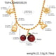 TXP420-Golden Cherry DIY Necklace 40+5cm Picture2