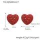 TXF450-Red Heart Earrings Picture4