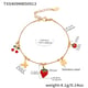 TXS409-Gold Anklet 20+5cm Picture3
