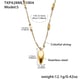 TXP428-Small gold necklace 52+5cm Picture4
