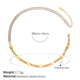 XL838WEG white zirconium splicing necklace Picture2