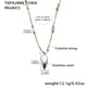 TXP428-Small Steel Necklace 52+5cm Picture6