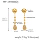 TXF419-Tassel zircon earrings Picture3