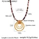 P2161-Gold necklace 40+5cm Picture2