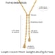 TXP419-Double-headed pendant necklace 40+5cm