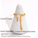 Gold color/One Size/Ring style 16 Picture3