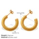EH1277GS Orecchini piccoli in oro