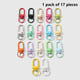 17pc multi-color mixed door latch set Picture3