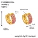 F931-2 Pink Zircon Earrings - Small Picture16