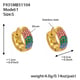 F931-1 Colored Zircon Earrings - Small Picture19
