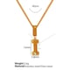 XL133 Gold I Necklace Picture18