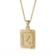(Mit Kette) Gold Z 