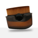 White Whale Foundation Brush - Black + Semi-transparent Brown - Double Brown Hair + OPP Packaging Picture3