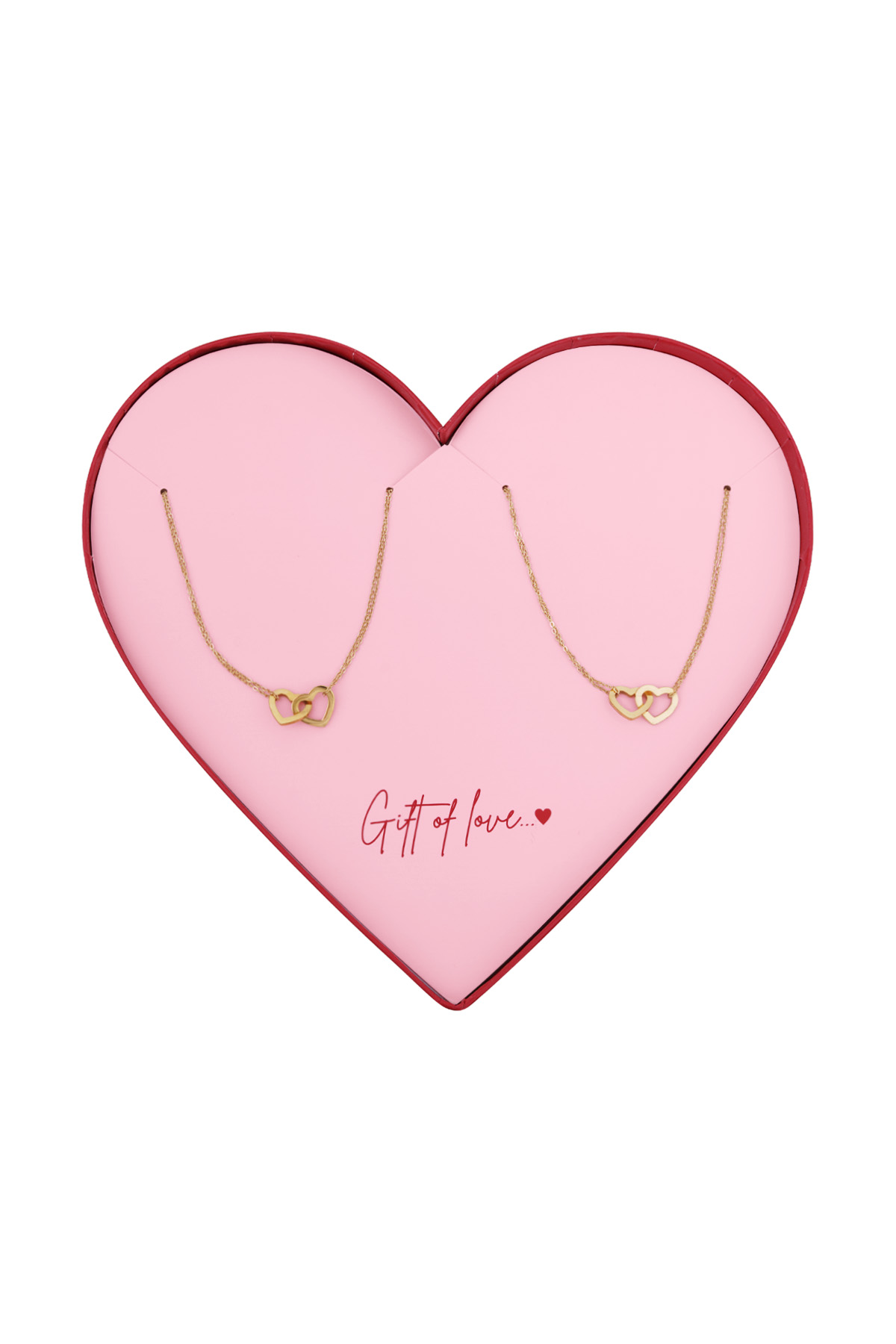 gift of love stainless steel love knots necklaces