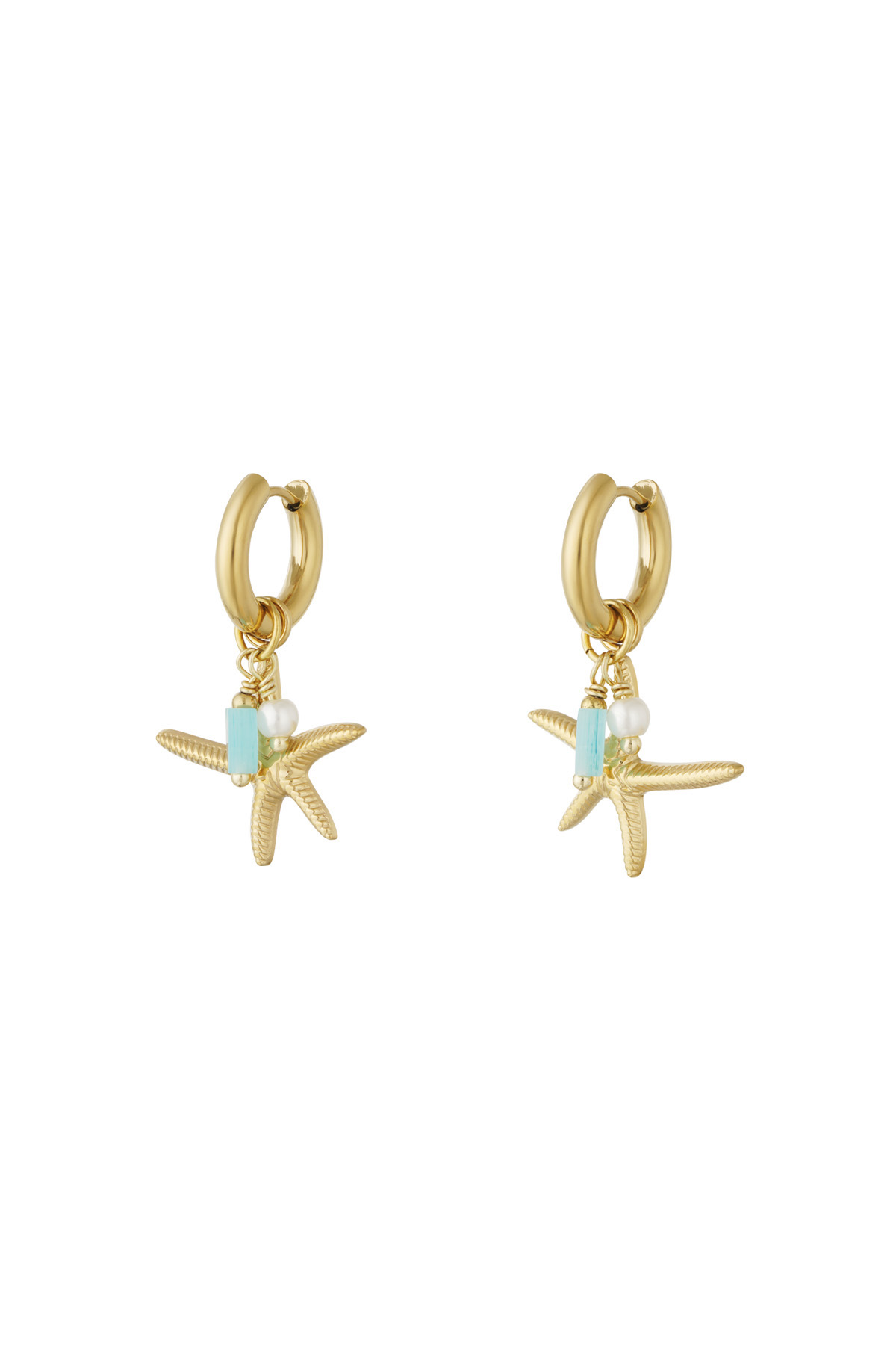 large starfish earrings
