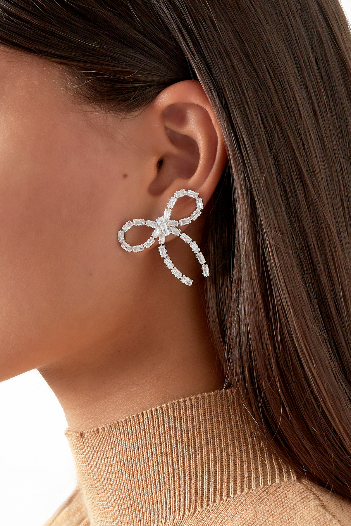merry bow earrings