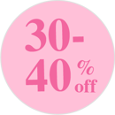 30-40% Rabatt