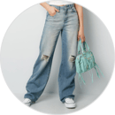 Zerrissene Jeans