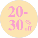 20-30% Rabatt