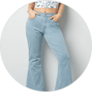 Hose mit Flair