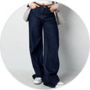 Jeans mit Weitem Bein